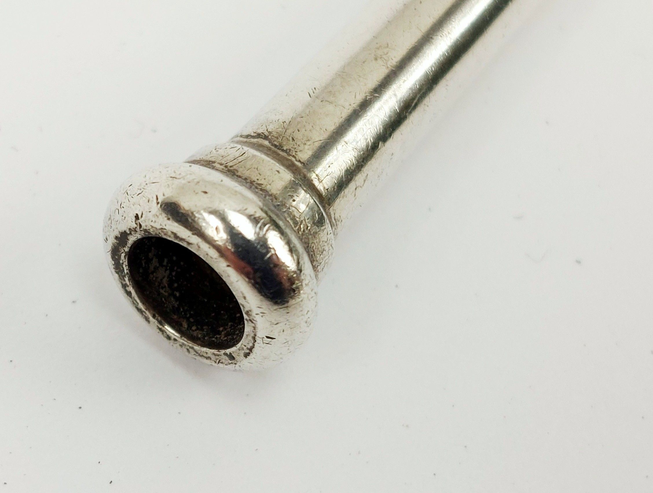 Vintage Sterling Silver Boatswains Bosuns Whistle - Image 2