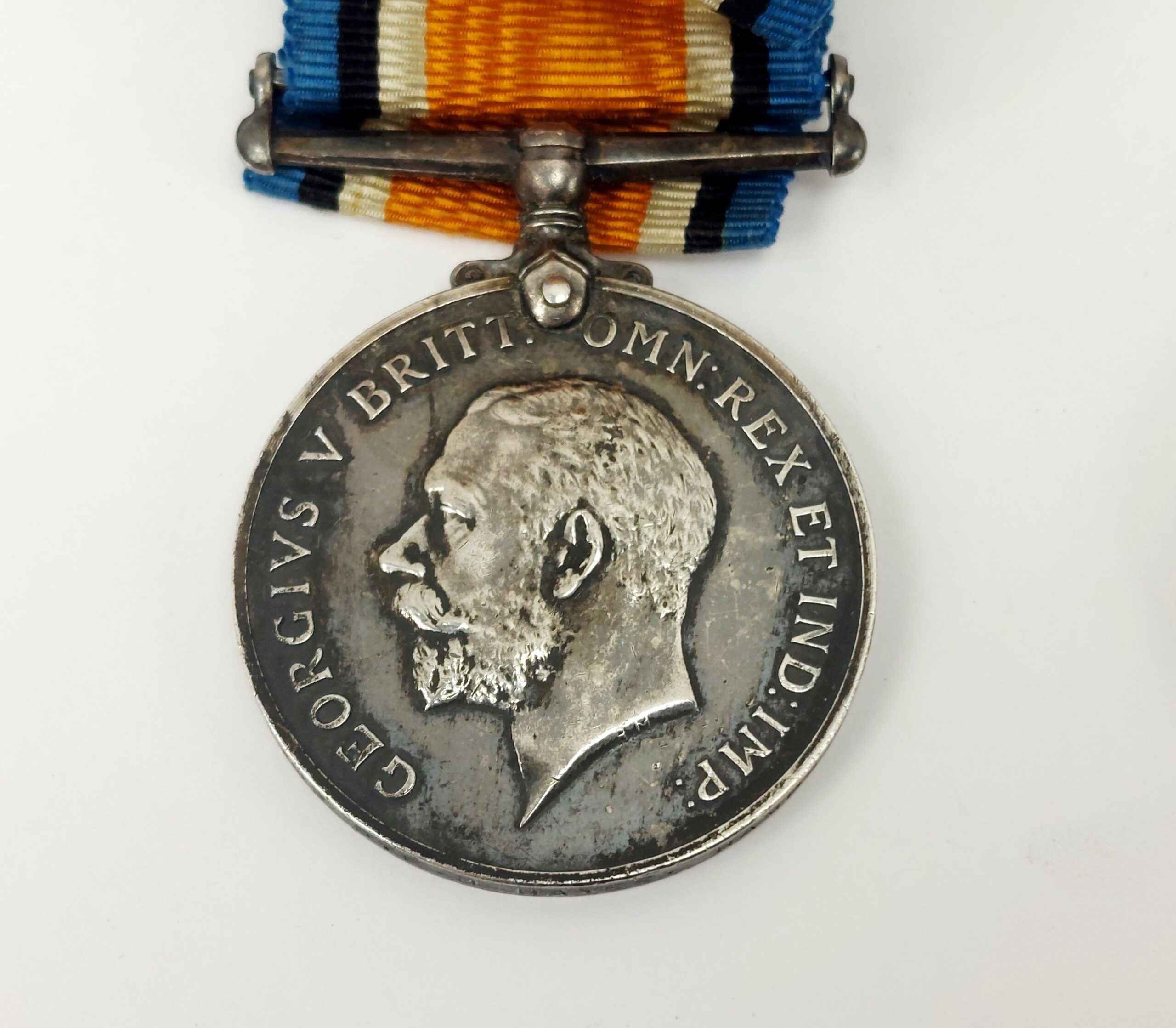 WW1 Hampshire Regiment Pte. H. Hayes Medal Pair & Silver War Service Medal - Image 7