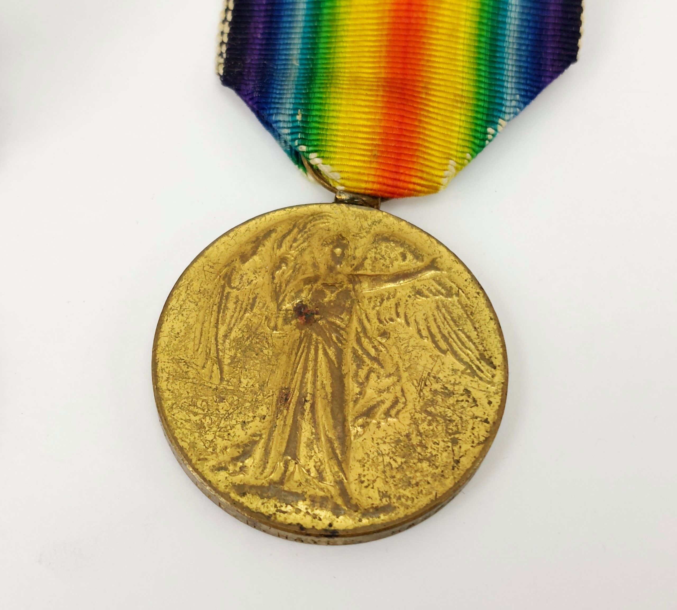 WW1 Hampshire Regiment Pte. H. Hayes Medal Pair & Silver War Service Medal - Image 6