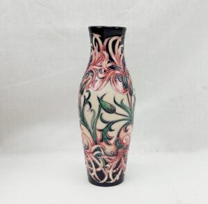 c2004 Moorcroft Ragged Robin Vase By Rachael Bishop