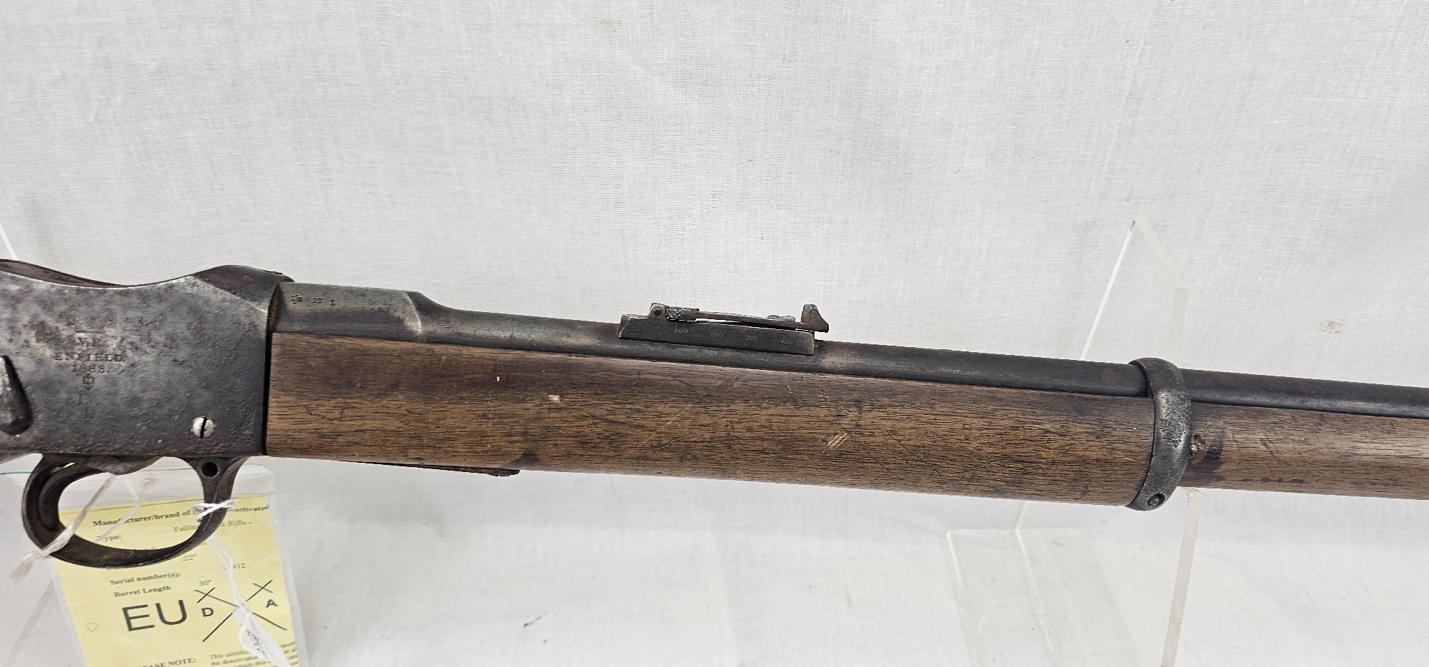 1888 Enfield Martini-Henry cal. 22LR Converted by C G Bonehill of Birmingham - Deactivated - Image 6