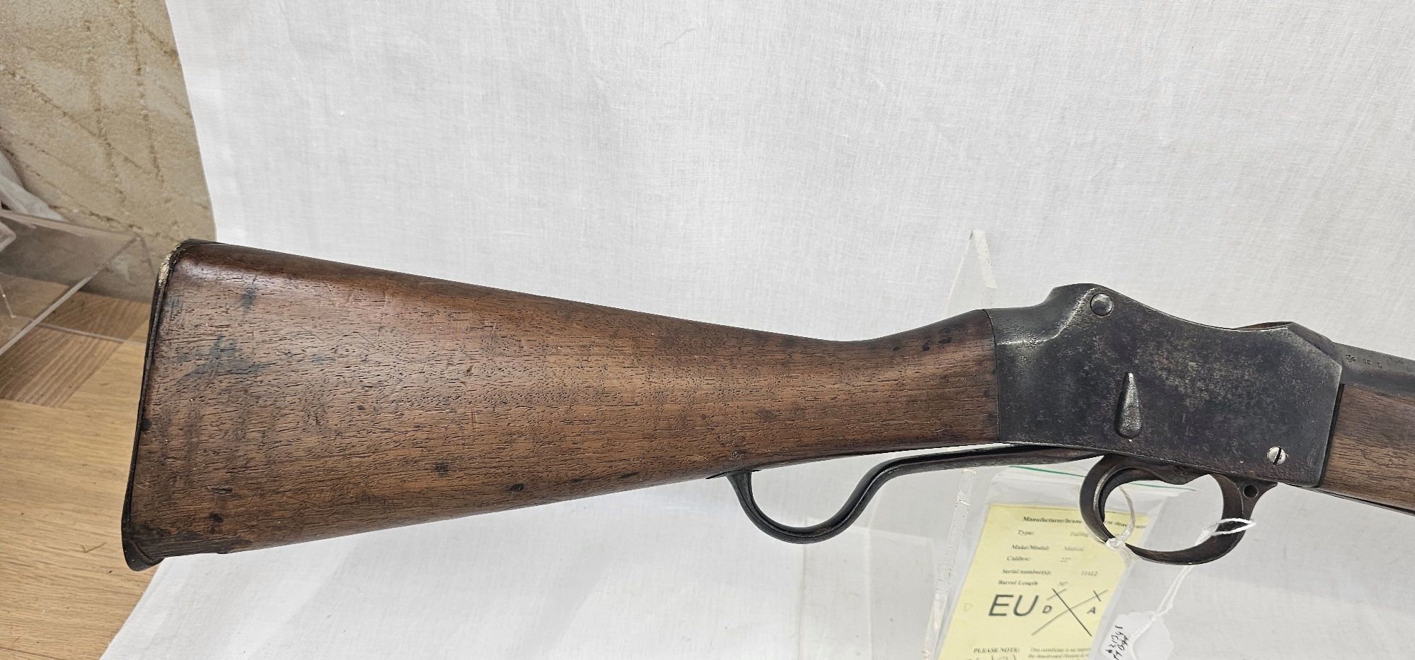 1888 Enfield Martini-Henry cal. 22LR Converted by C G Bonehill of Birmingham - Deactivated - Image 7