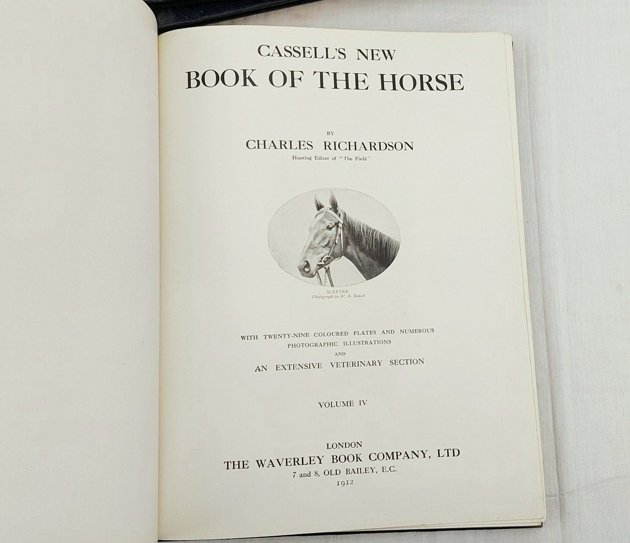 1912 4 Volume Set Cassels New Book Of The Horse By Charles Richardson - Image 4
