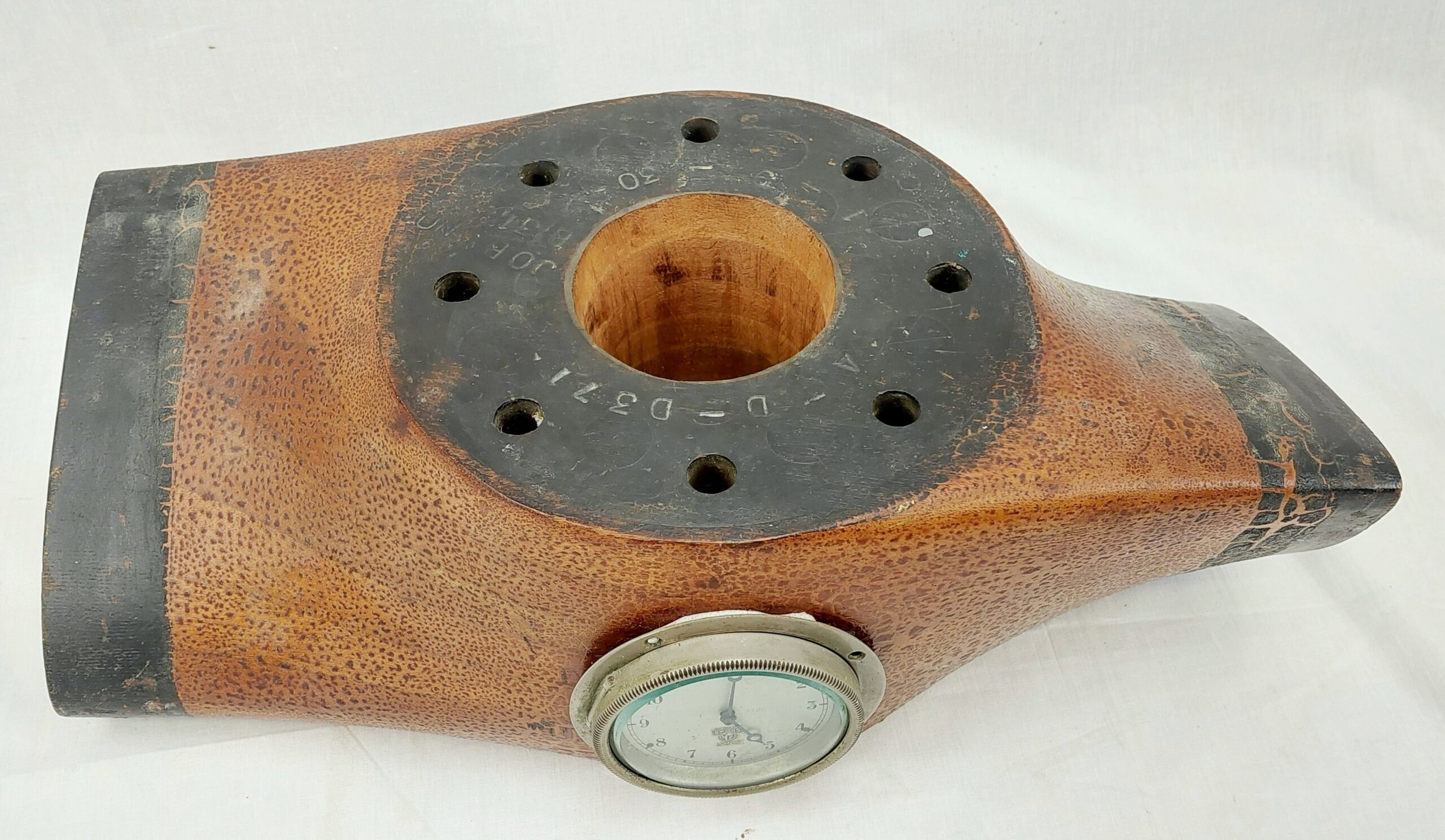 1930 Aeroplane Propeller Hub With Smiths Of London Spitfire Type Clock - Image 13