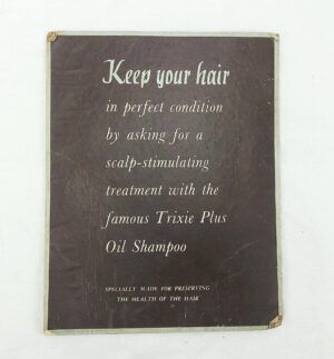 1950s Trixie Shampoo Card Shop Advertising Standee #2