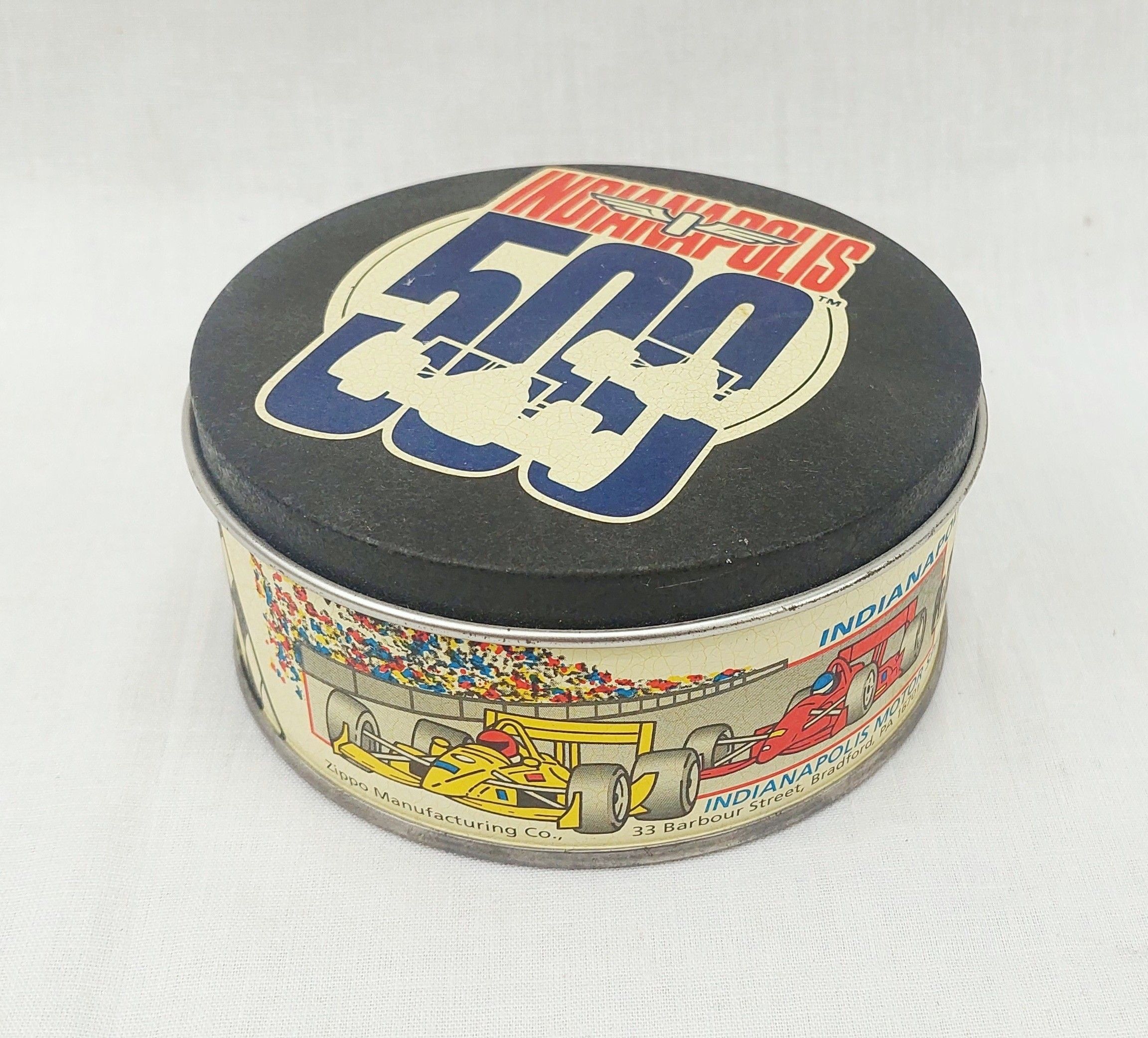 1994 Collectors Cased Tin Of Indianapolis 500 Zippo Lighter - Image 3