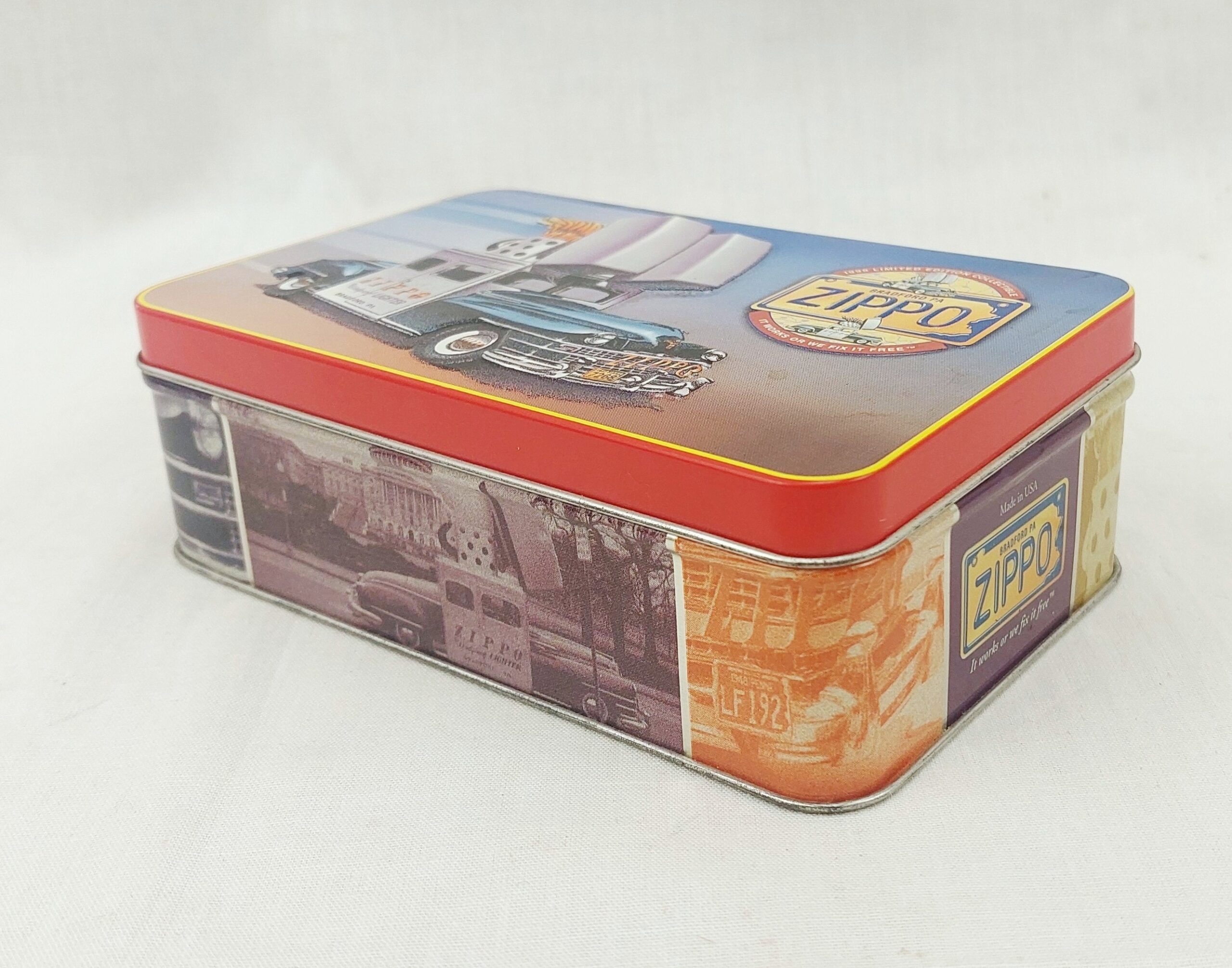 1998 Zippo Car Lighter In Collectors Tin - Image 3