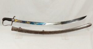 Blue & Gilt 1796 Pattern Light Cavalry Sabre Sword and Scabbard