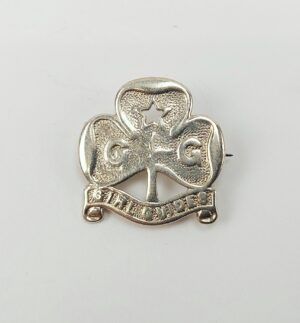 Birmingham 1939 Sterling Silver Girl Guides Badge By Holborn