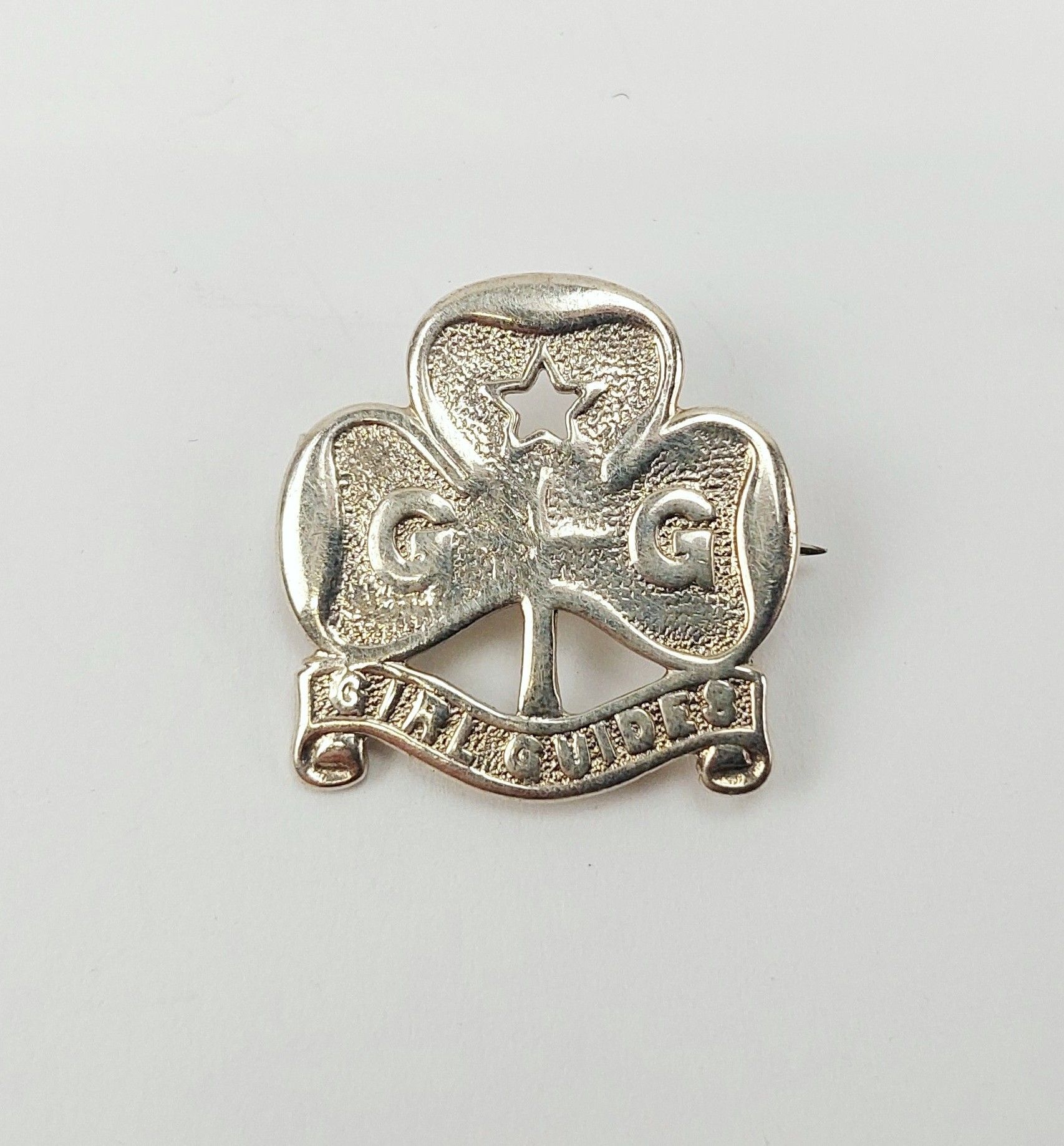 Birmingham 1939 Sterling Silver Girl Guides Badge By Holborn