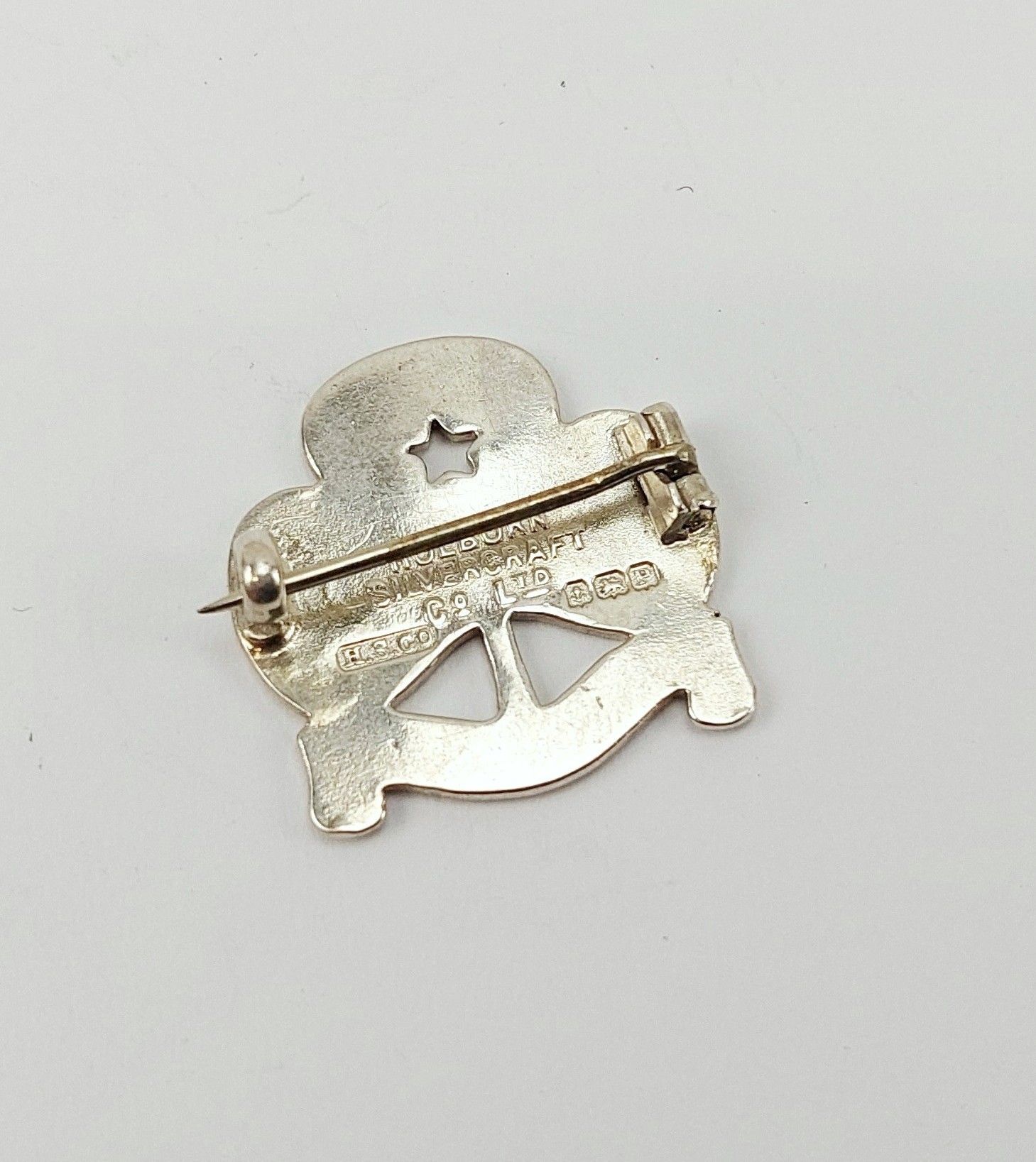 Birmingham 1939 Sterling Silver Girl Guides Badge By Holborn - Image 2
