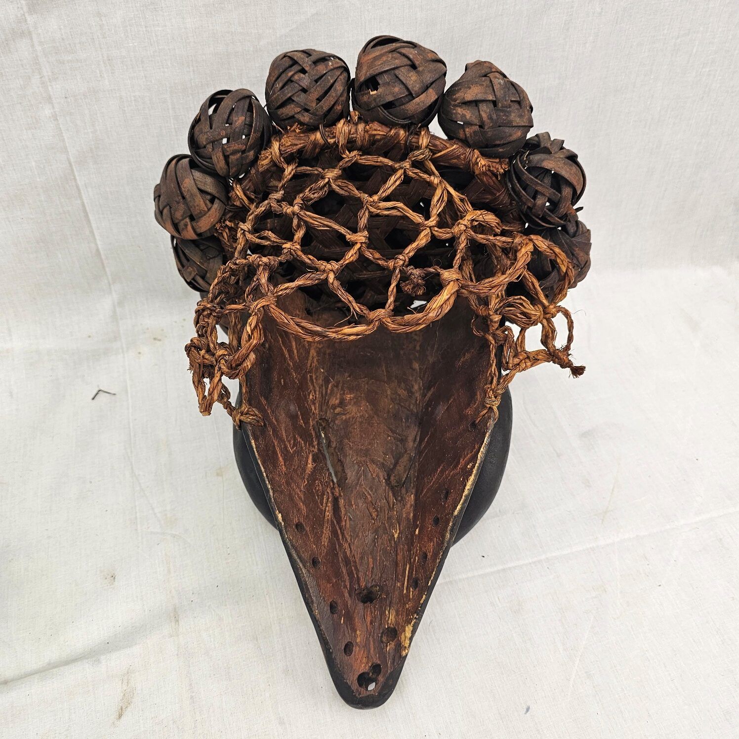 Circa 1900 West African Rams Head Tribal Mask - Image 8