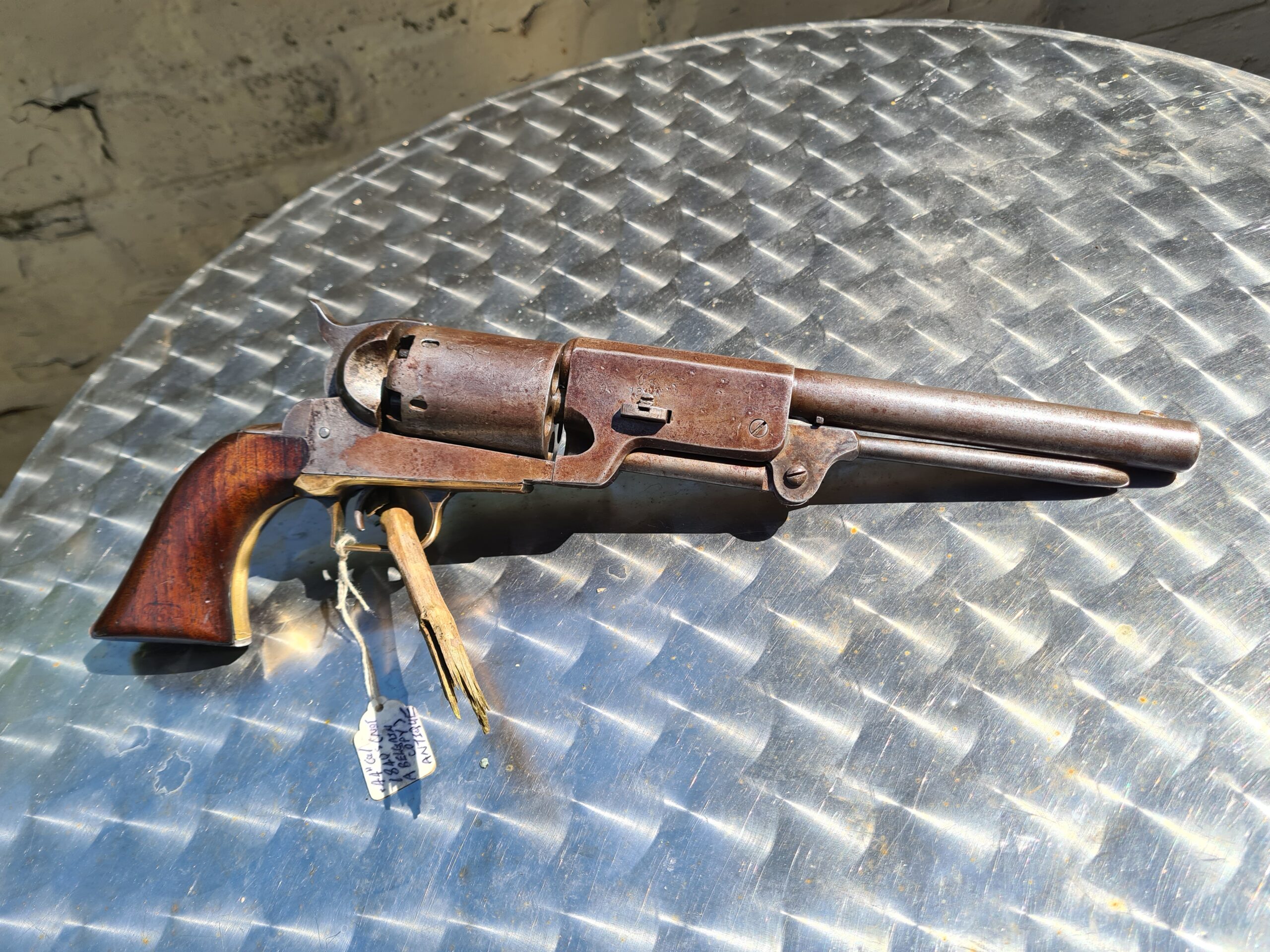 Colt 1847 Walker Dragoon Belgium Brevet/Pattent