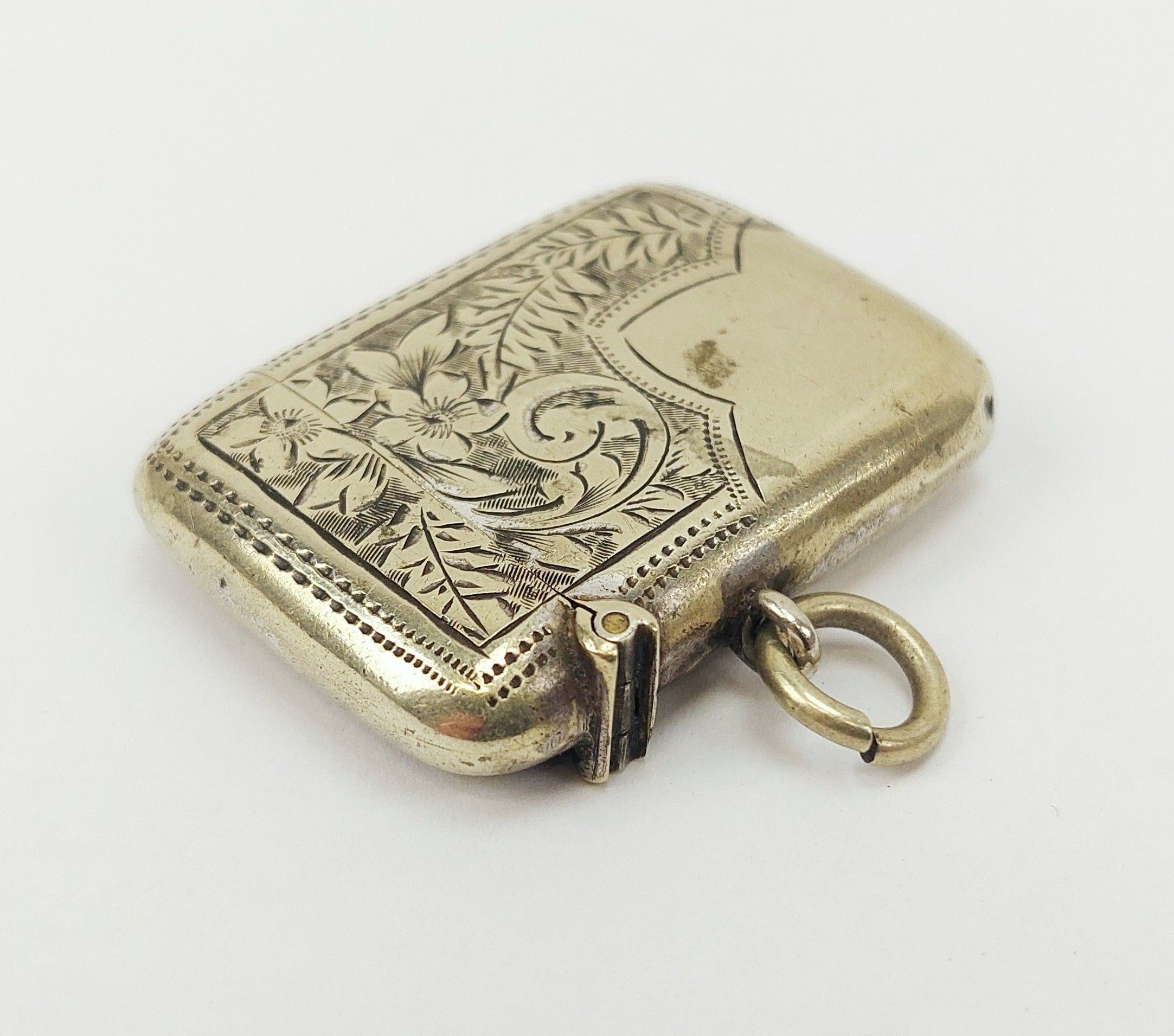 Edwardian Silver Plated Vesta Case - Image 5