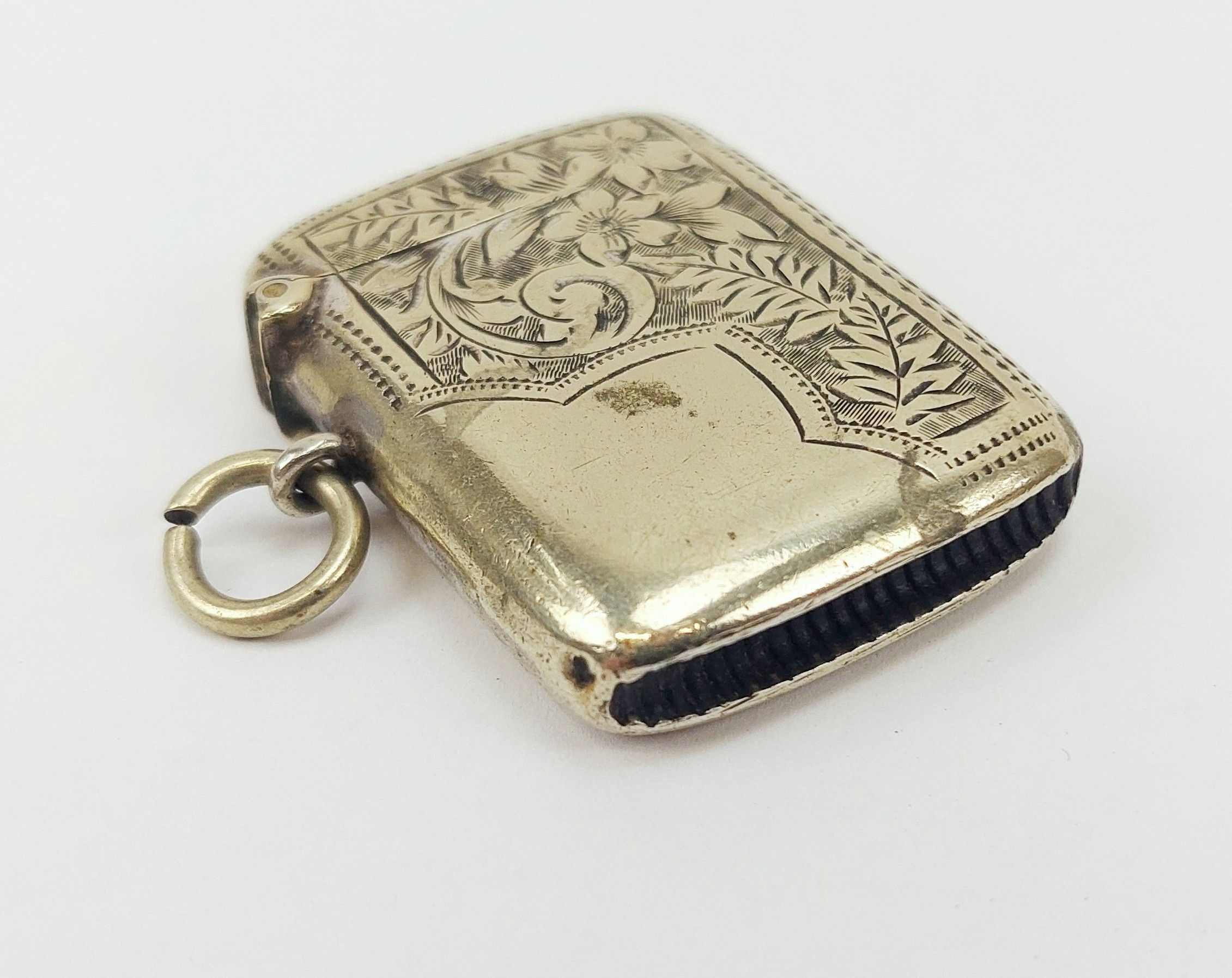 Edwardian Silver Plated Vesta Case - Image 4
