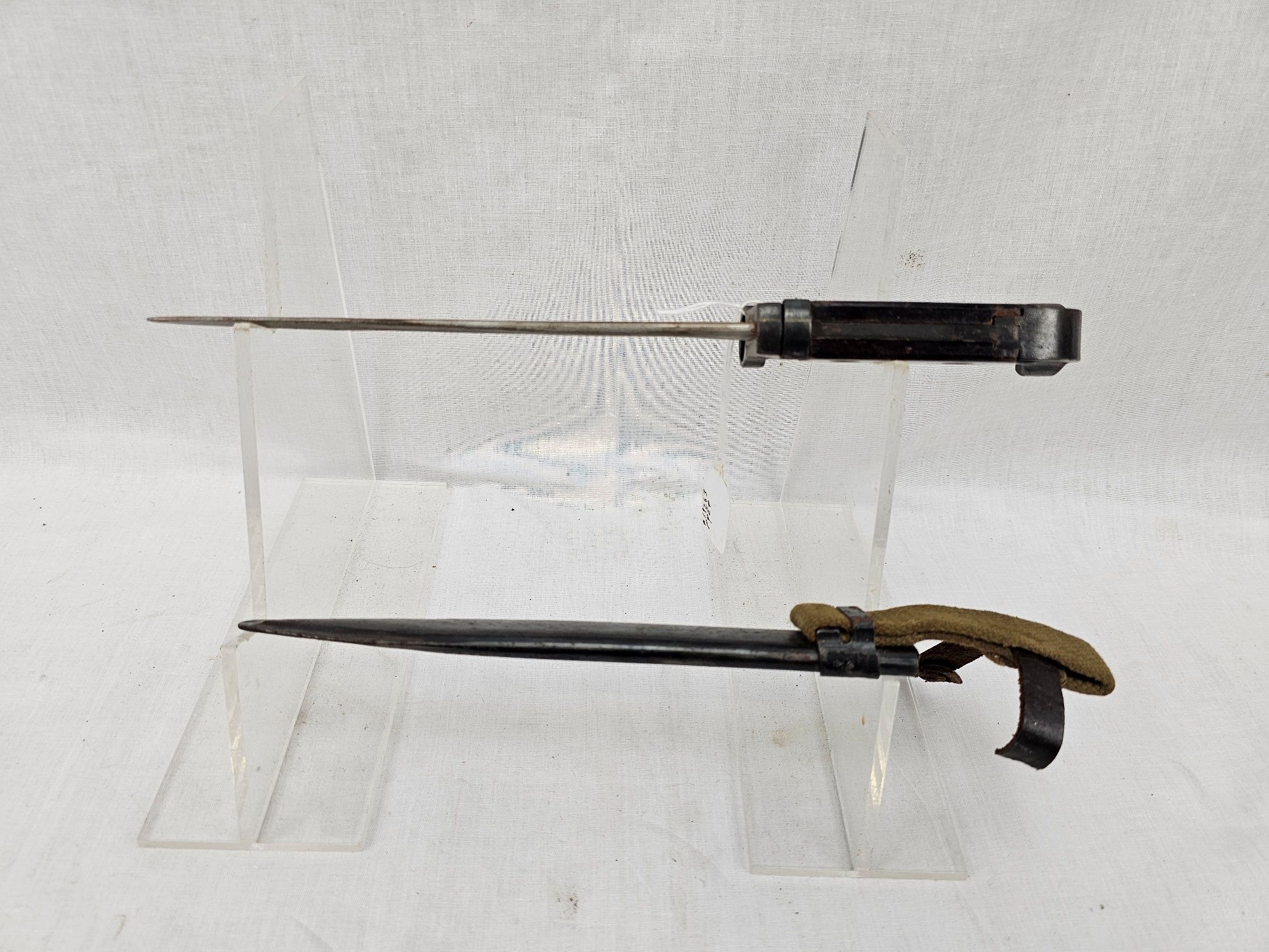 First Pattern Soviet AK 47 Bayonet Type 6X2 1955-1960 With Scabbard - Image 3