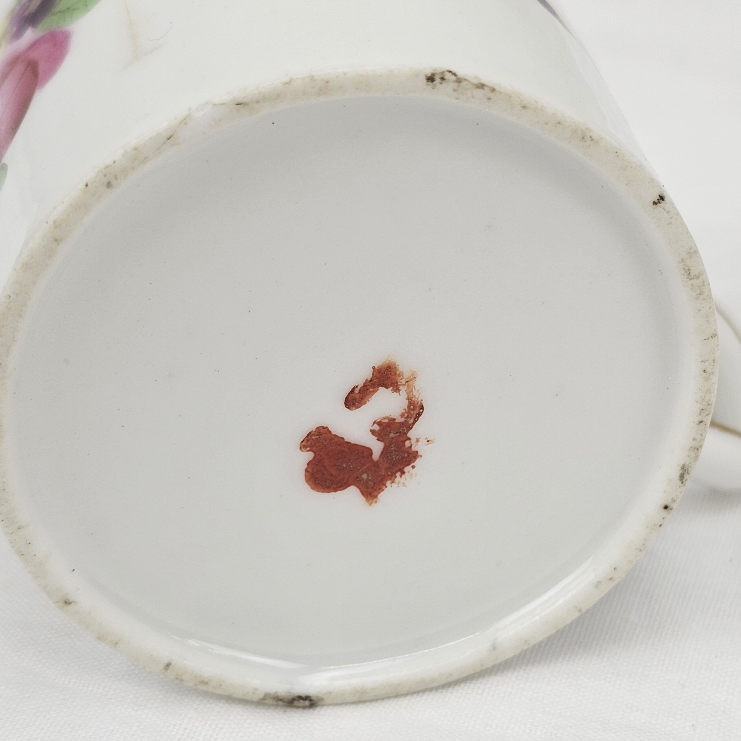 French Faubourg St. Denis Coffee Cans & Milk Jug 1769-1793 - 1st French Porcelain - Image 9