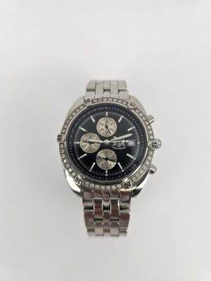 Gents Stainless Steel & Diamond Aston Gerard Chronograph Wristwatch