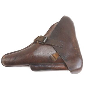 German, WW1 P08 Luger Hardshell Holster, Dated 1918, by Schwarzenberger & Co Nurnberg