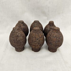 Inert WW1 c1915 French Lemon Grenade Shell Case