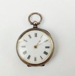 c1900 Ladies .935 Silver Pocket Watch