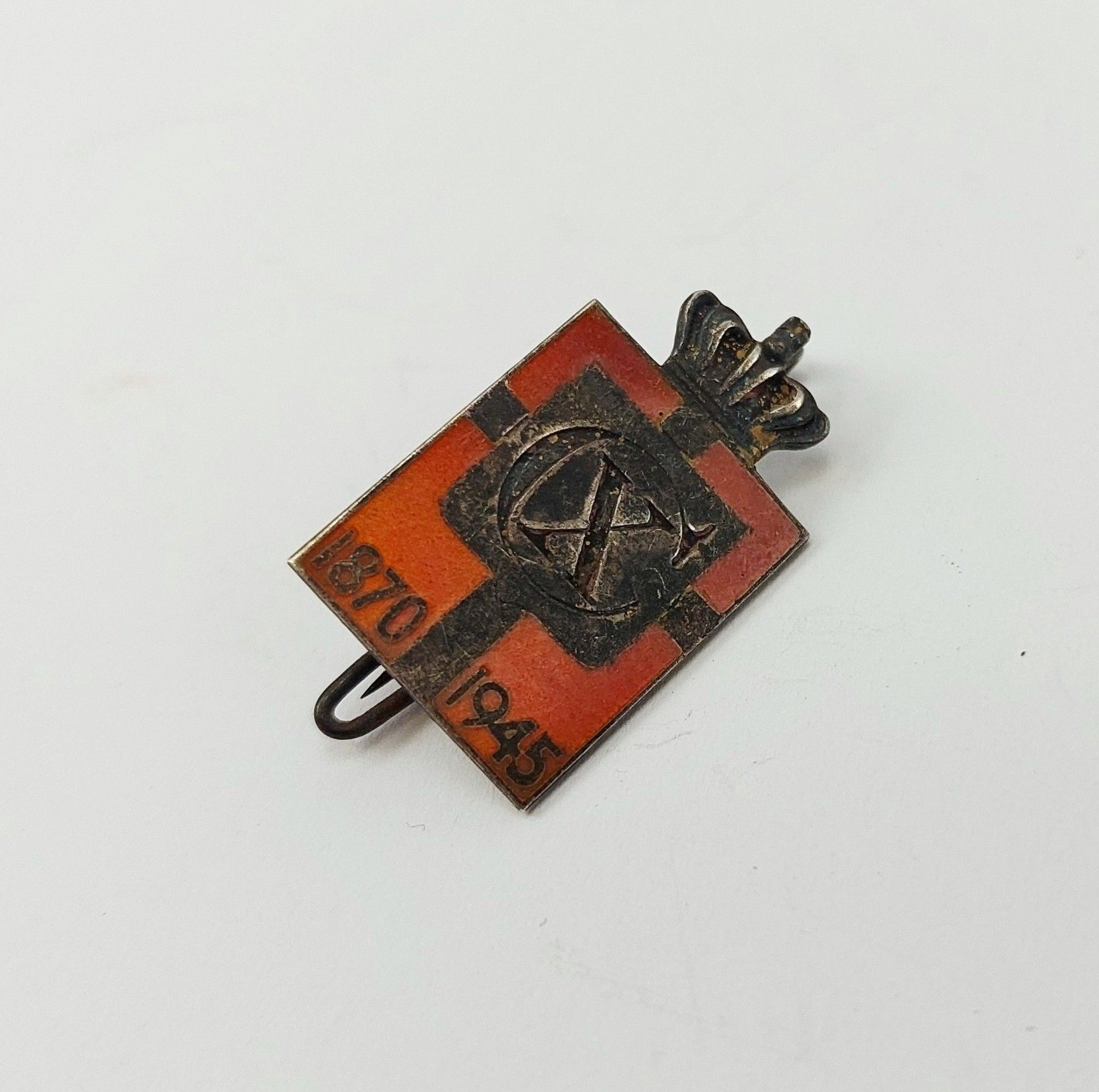 King Christian X Of Denmark 1870-1945 Patriotic Badge