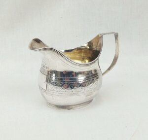 London 1812 George III Silver Milk Jug By John Merry