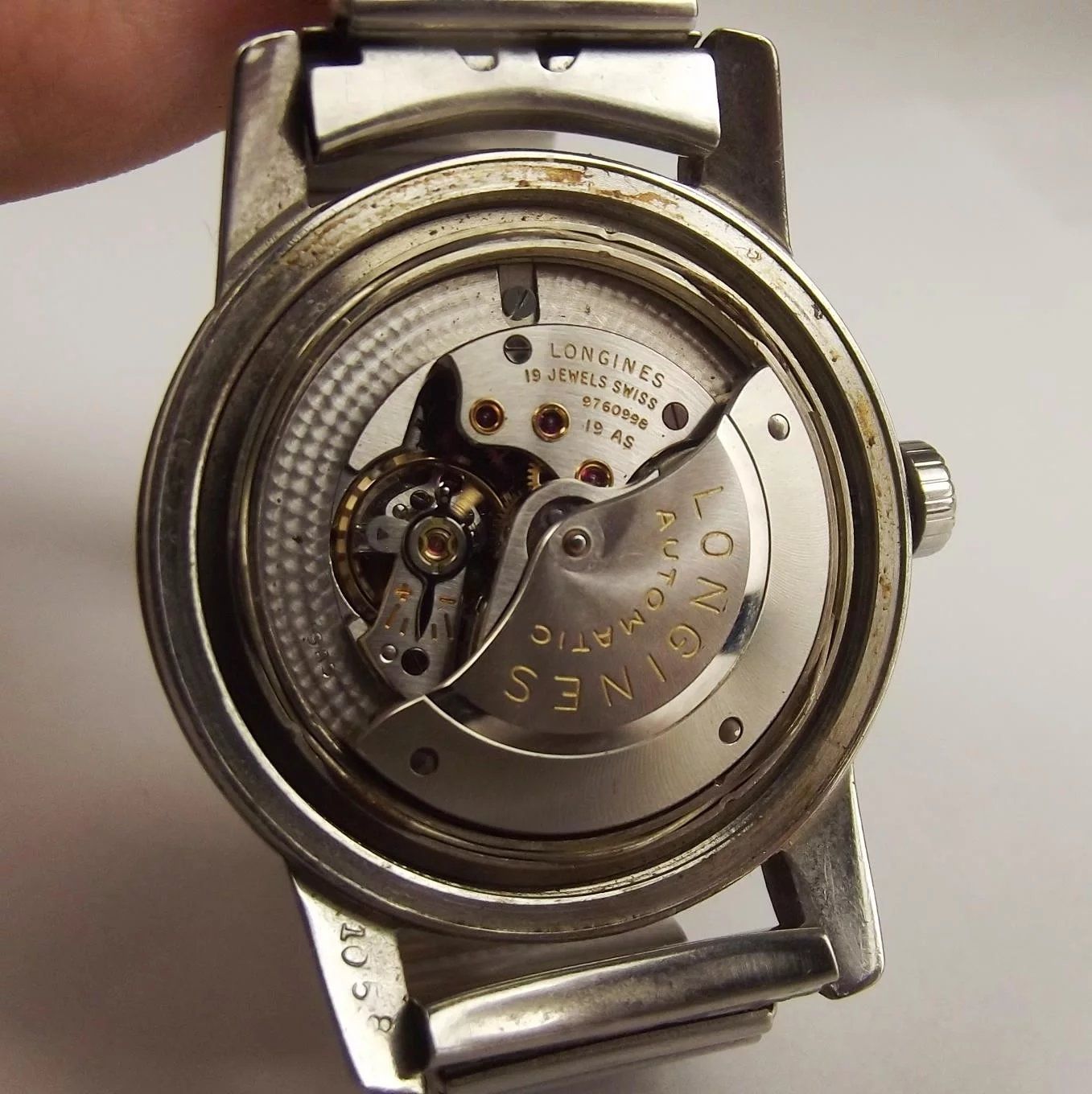 Longines Conquest Stainless Steel Automatic Wrist Watch – Gents c1955 - Image 11