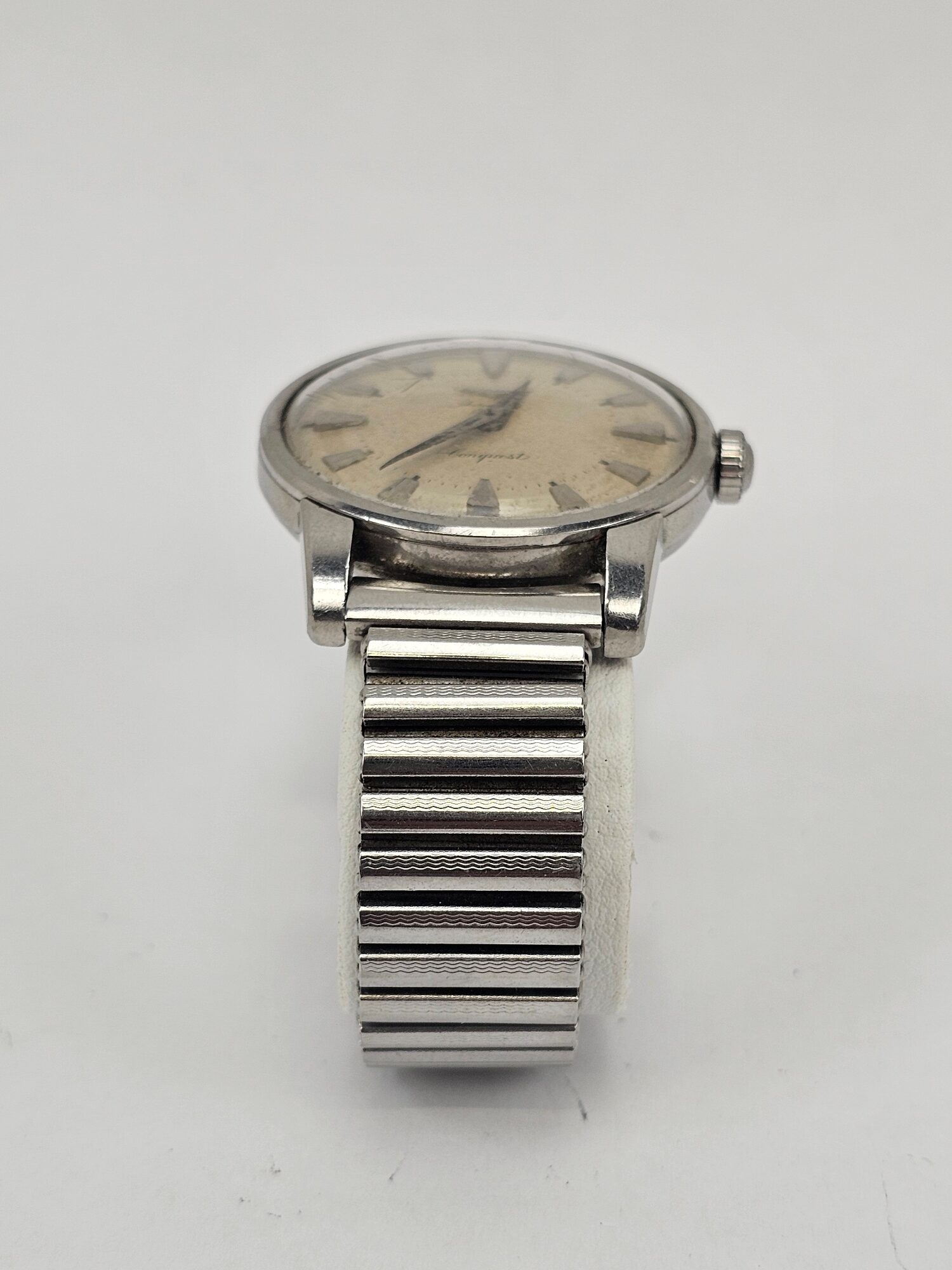 Longines Conquest Stainless Steel Automatic Wrist Watch – Gents c1955 - Image 3