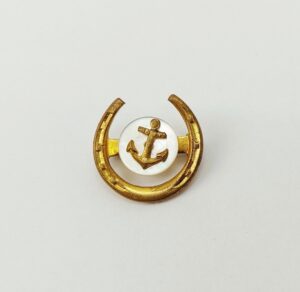 Maritime Gilt And Mother Of Pearl Sweetheart Badge