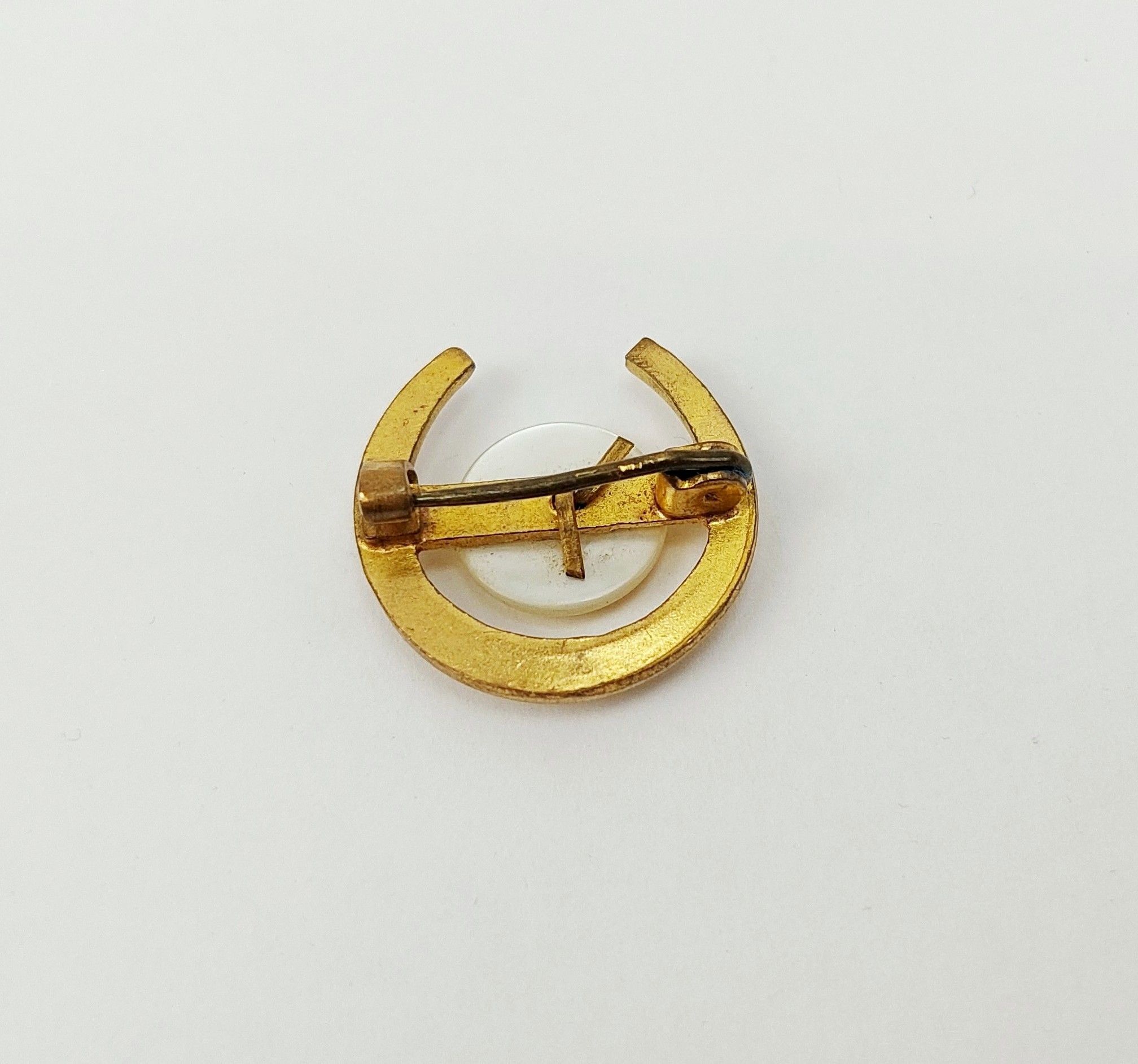 Maritime Gilt And Mother Of Pearl Sweetheart Badge - Image 2