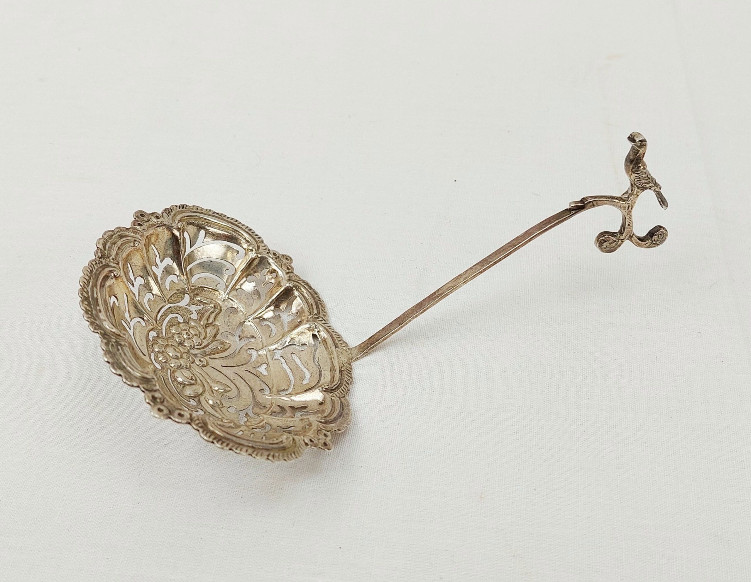 Mid 19th Silver Continental Pierced Scoop