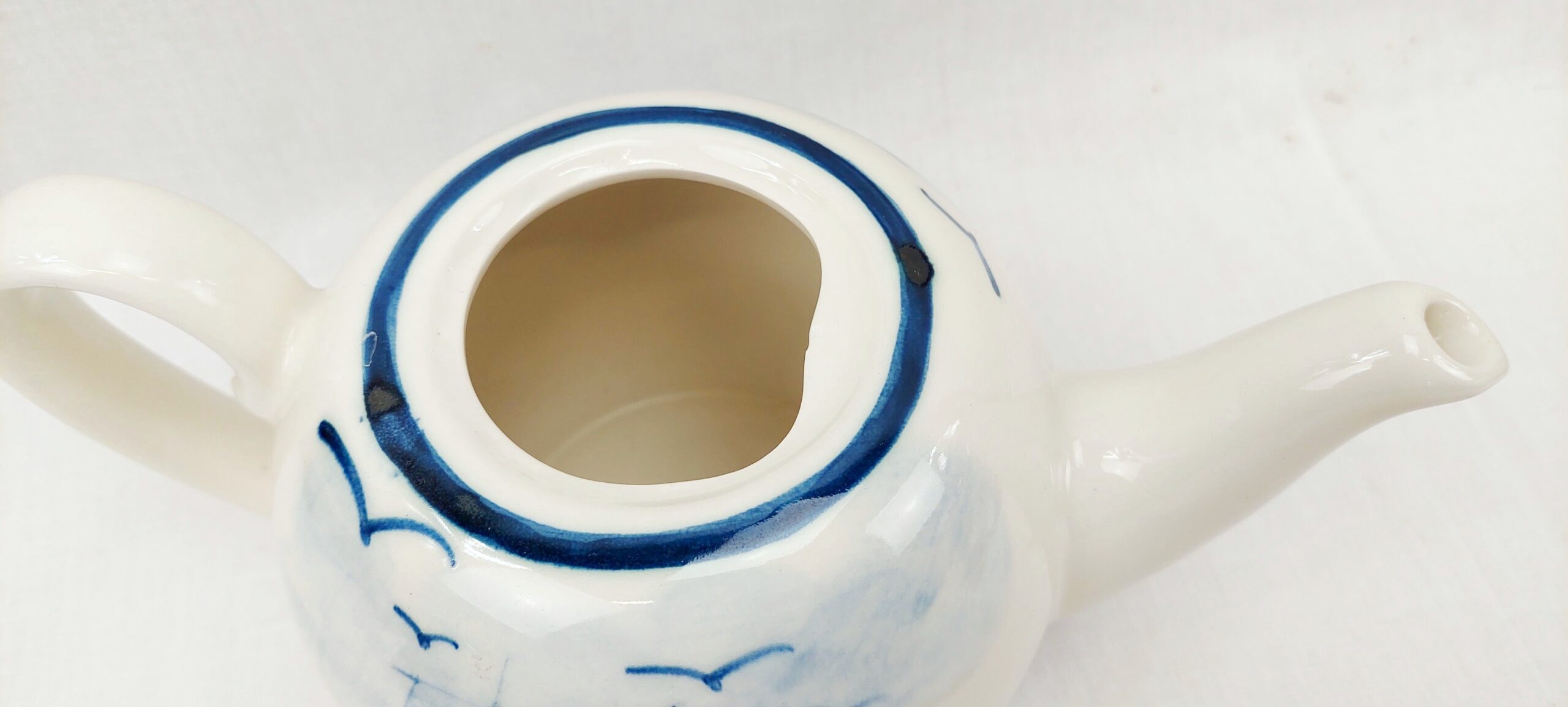 Oakney Green Pottery Sailing Ship Teapot - Image 7
