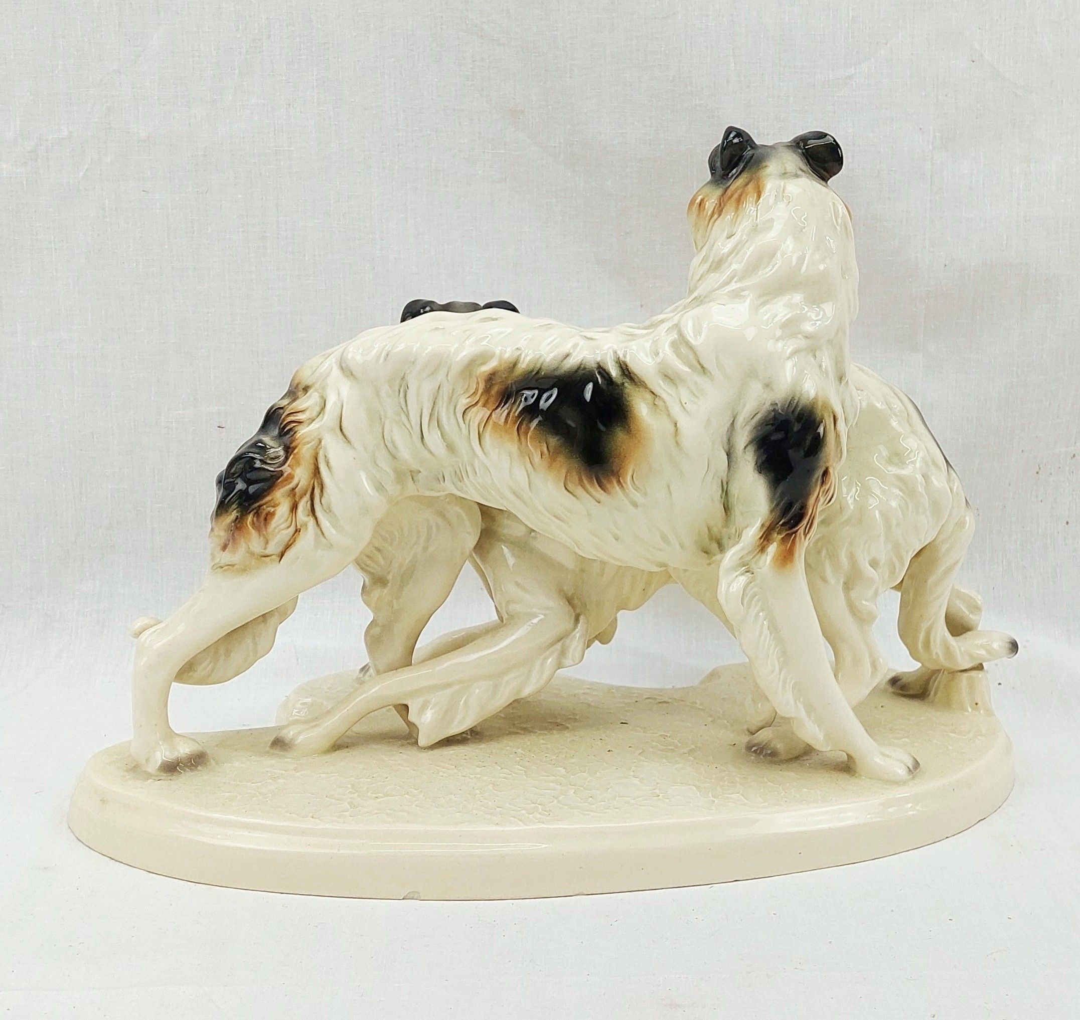 Pair Of 1930s Greyhounds By Cortendorf Of Germany - Image 3