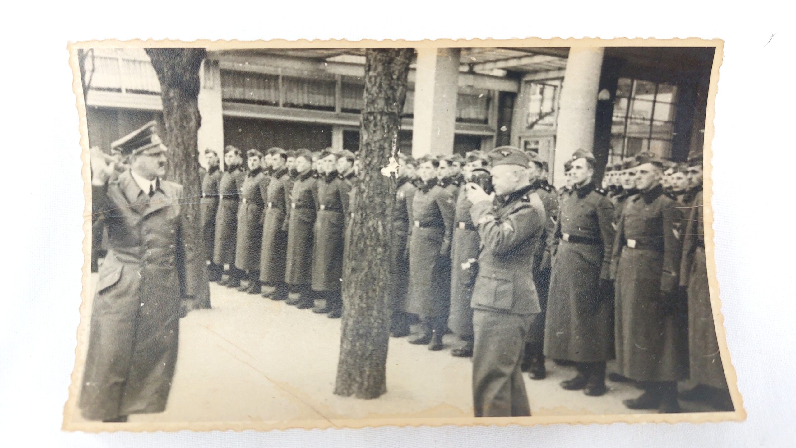 WW2, Period Photograph, Adolf Hitler Inspecting the SS