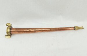 Vintage Bronze And Copper Fire Hose Nozzle