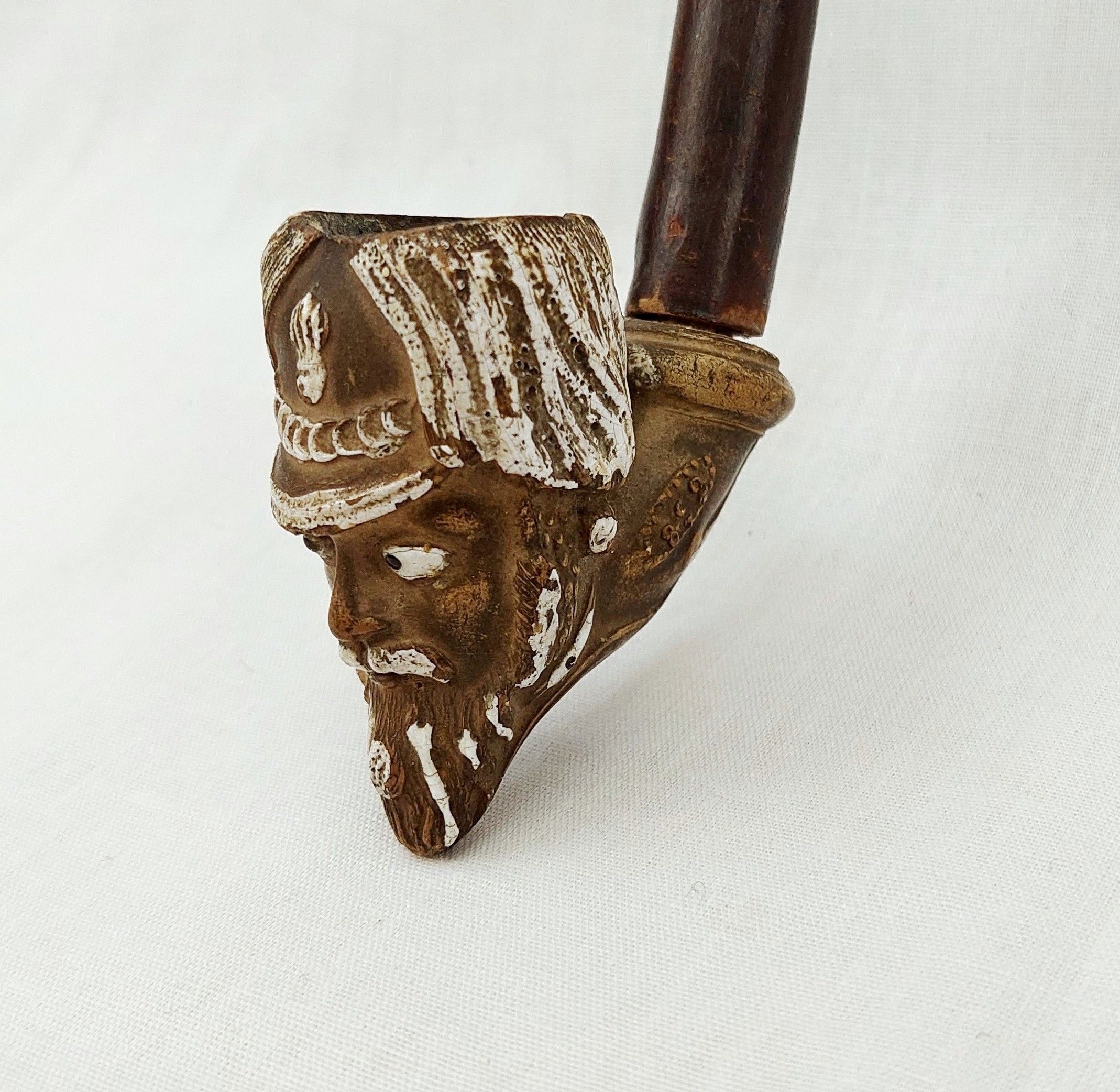 Vintage Long Stem Turks Head Pipe - Image 5