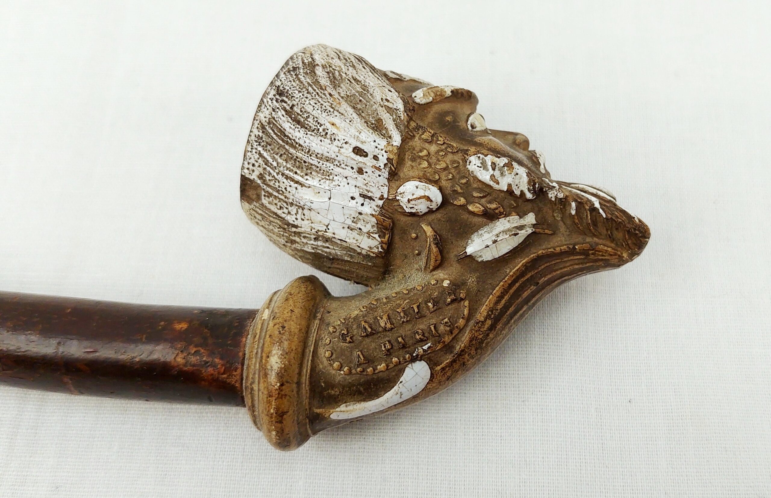 Vintage Long Stem Turks Head Pipe - Image 3