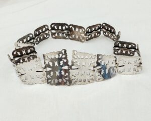Vintage Silver Plated Nurses Buckle And Belt