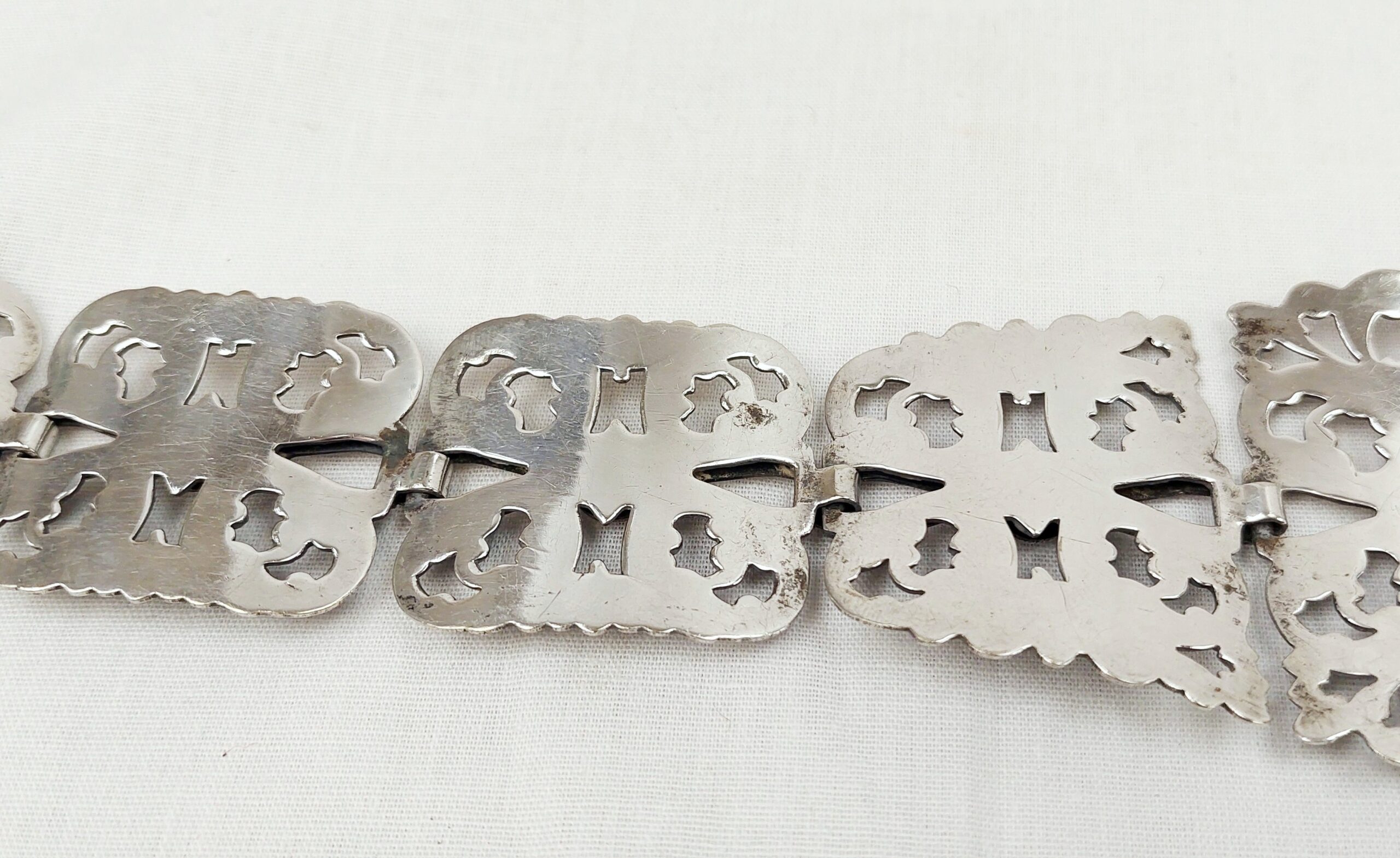 Vintage Silver Plated Nurses Buckle And Belt - Image 6