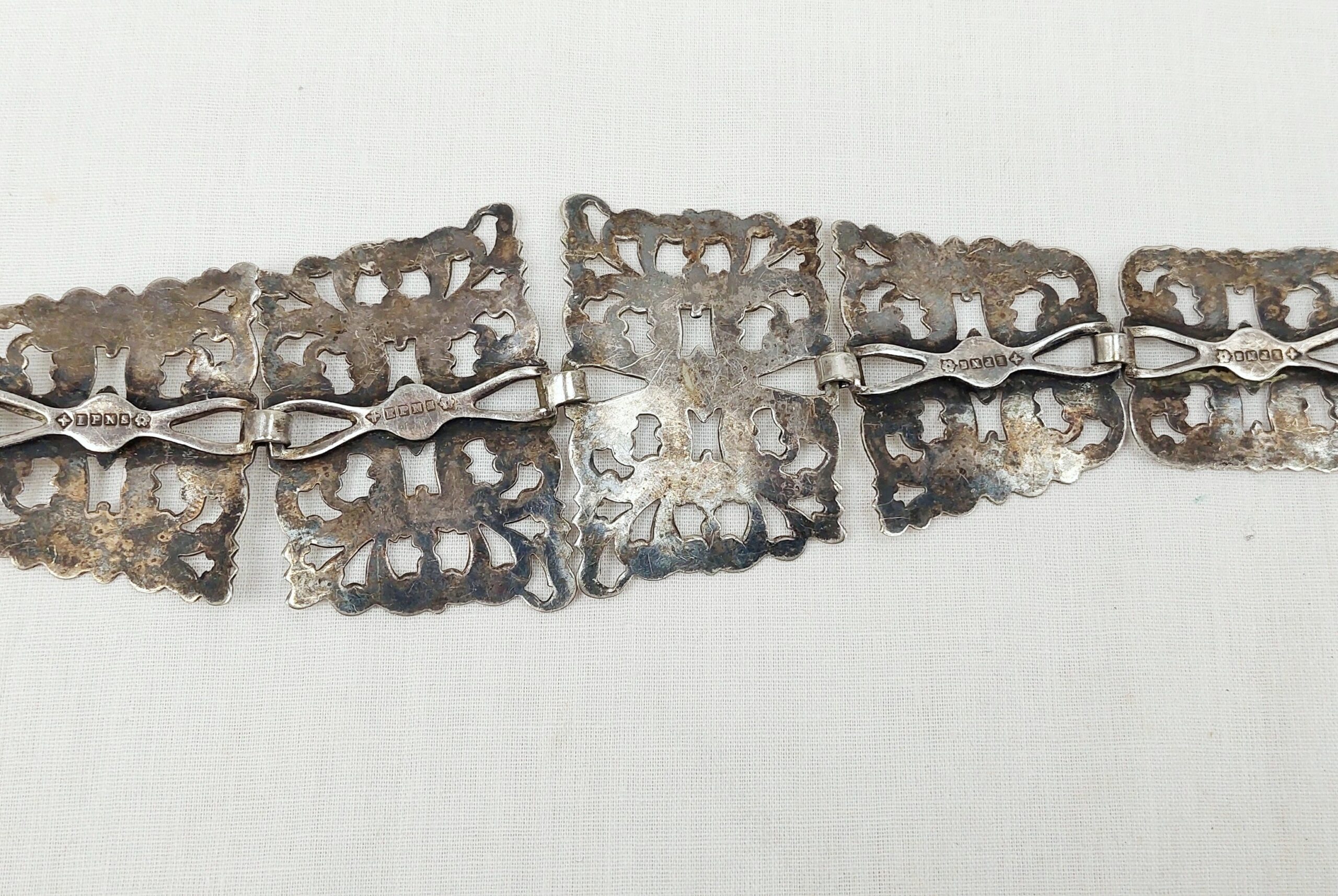 Vintage Silver Plated Nurses Buckle And Belt - Image 4