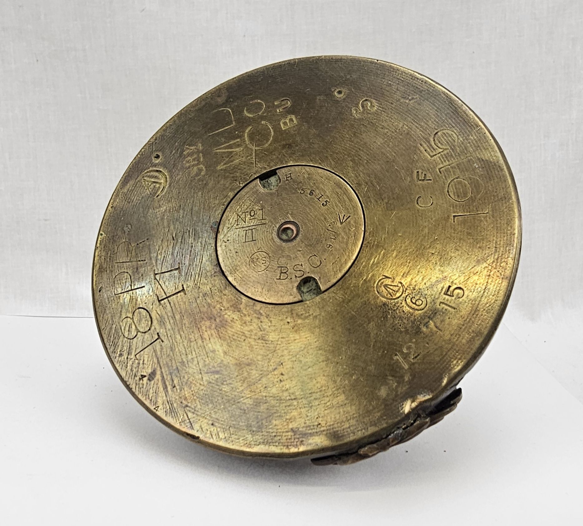 WW1 1915 Trench Art Ashtray With RFC Badge - Image 7