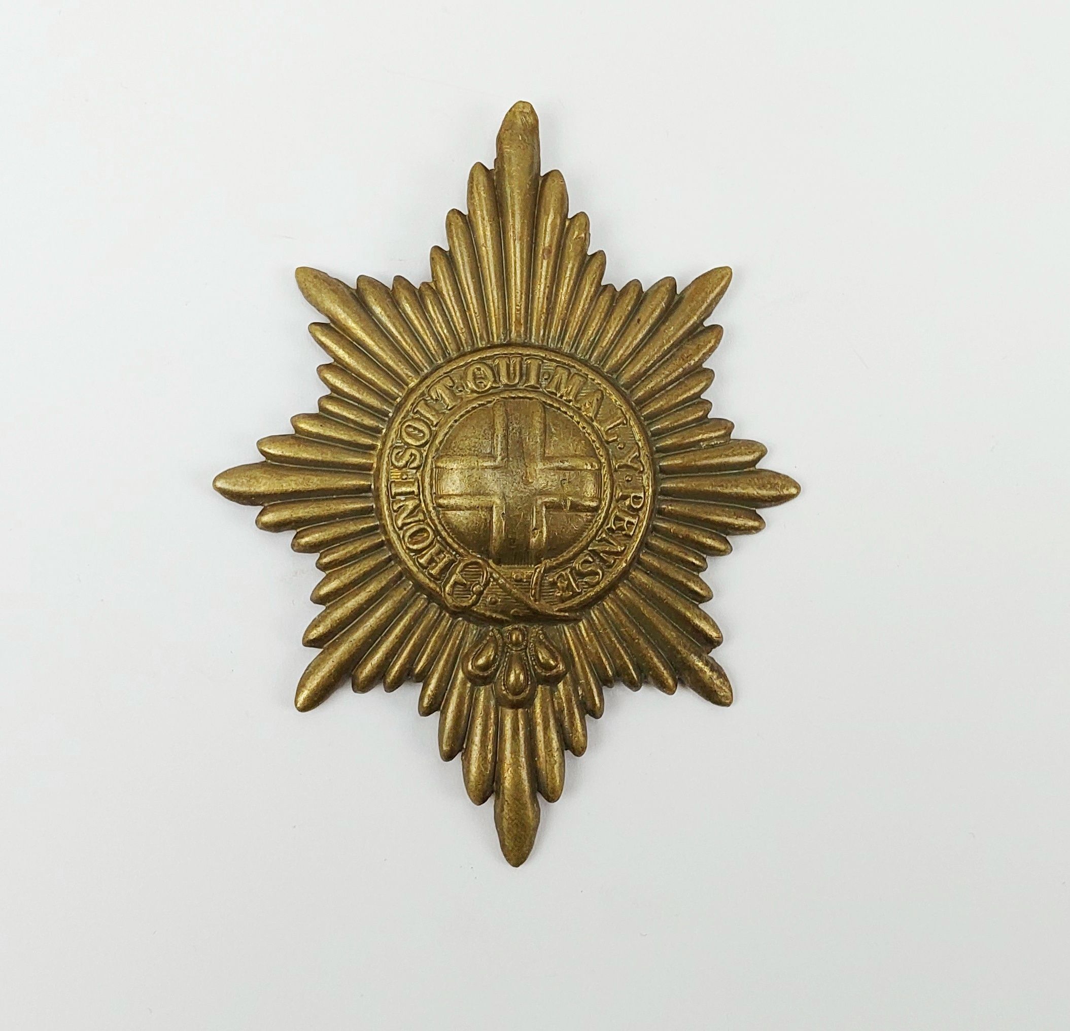 WW1 Coldstream Guards Cross Belt Plate Or Pouch Badge