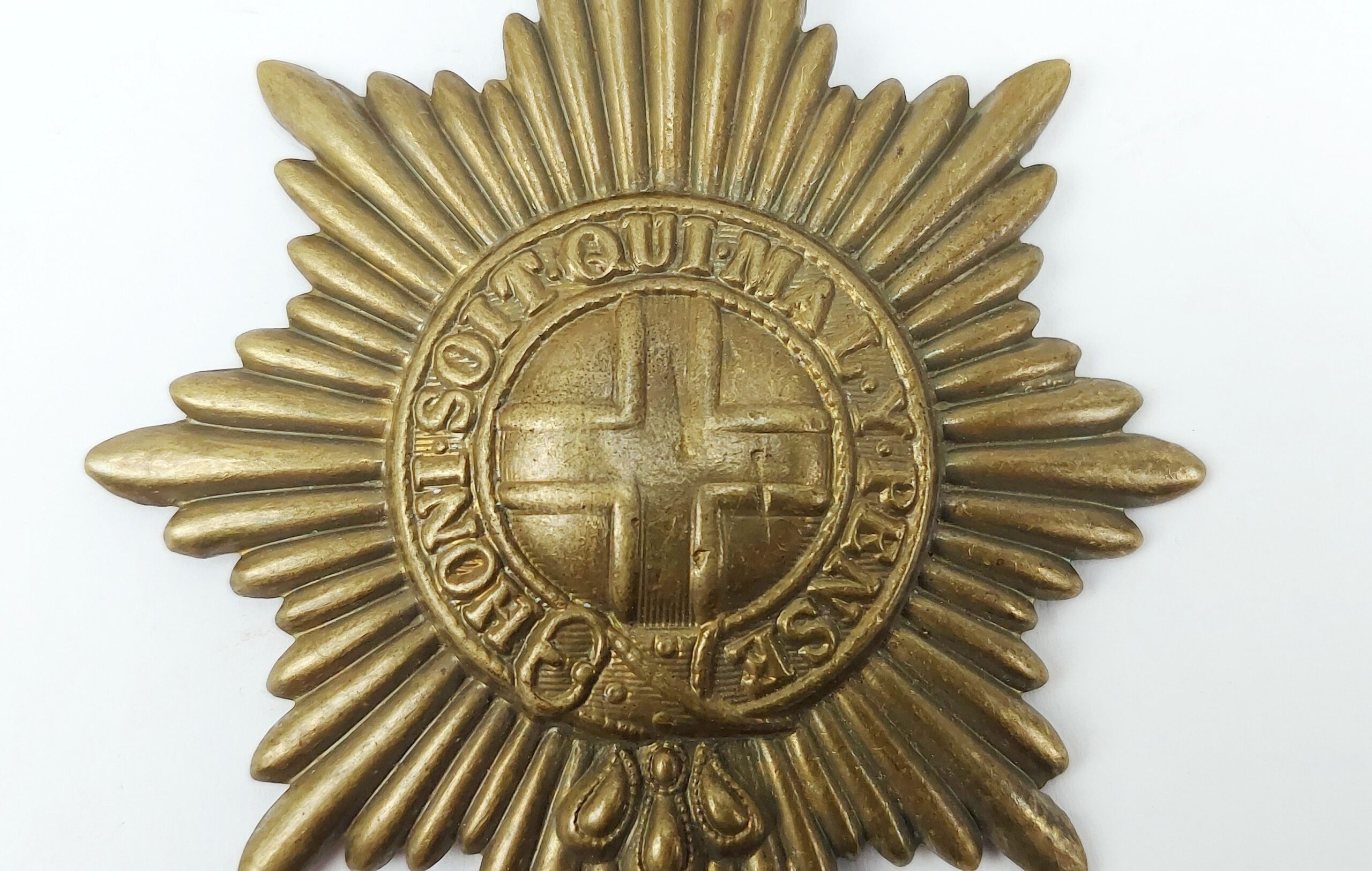 WW1 Coldstream Guards Cross Belt Plate Or Pouch Badge - Image 3