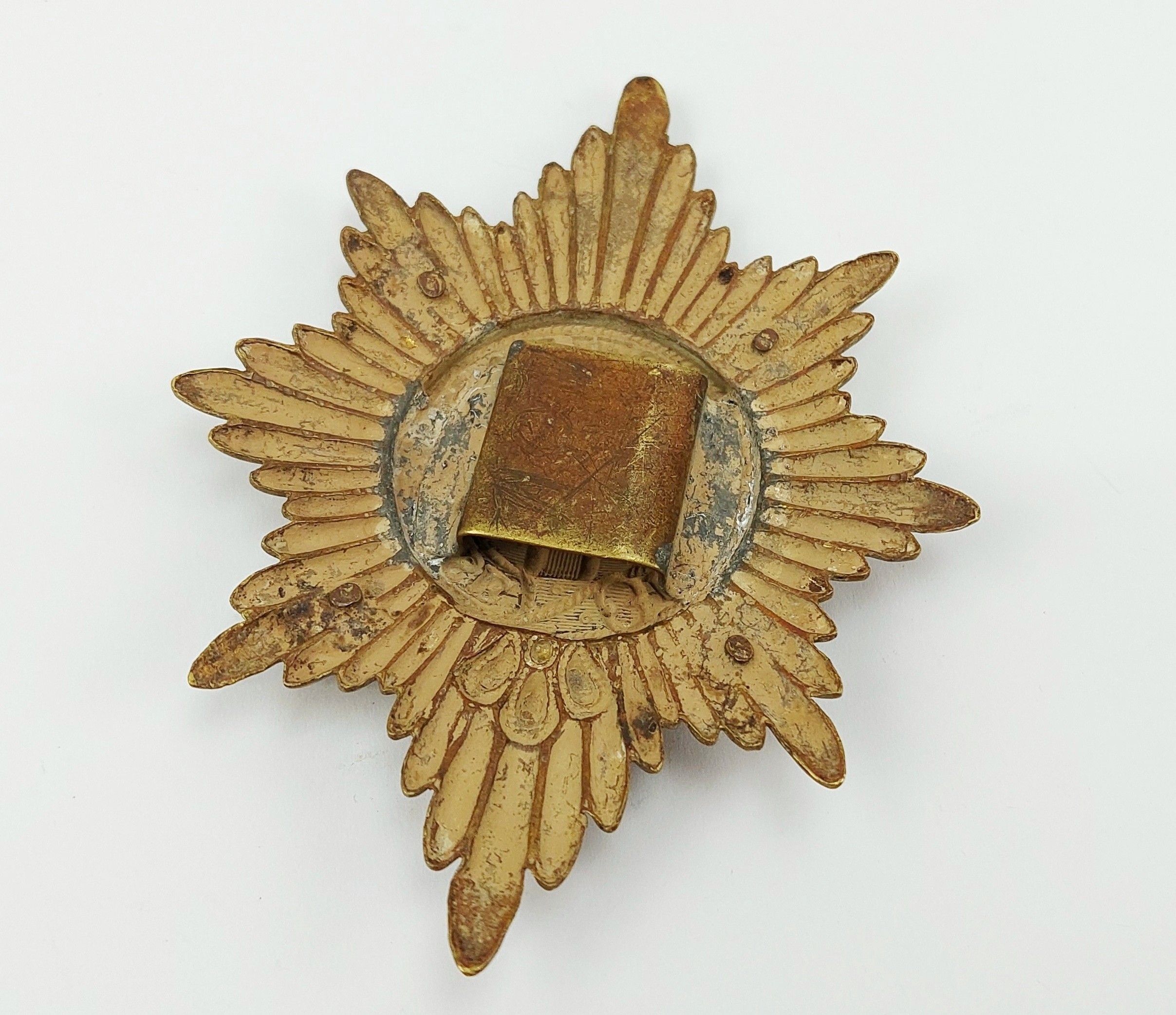 WW1 Coldstream Guards Cross Belt Plate Or Pouch Badge - Image 2