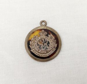 WW1 Silver Royal Engineers Sweetheart Fob