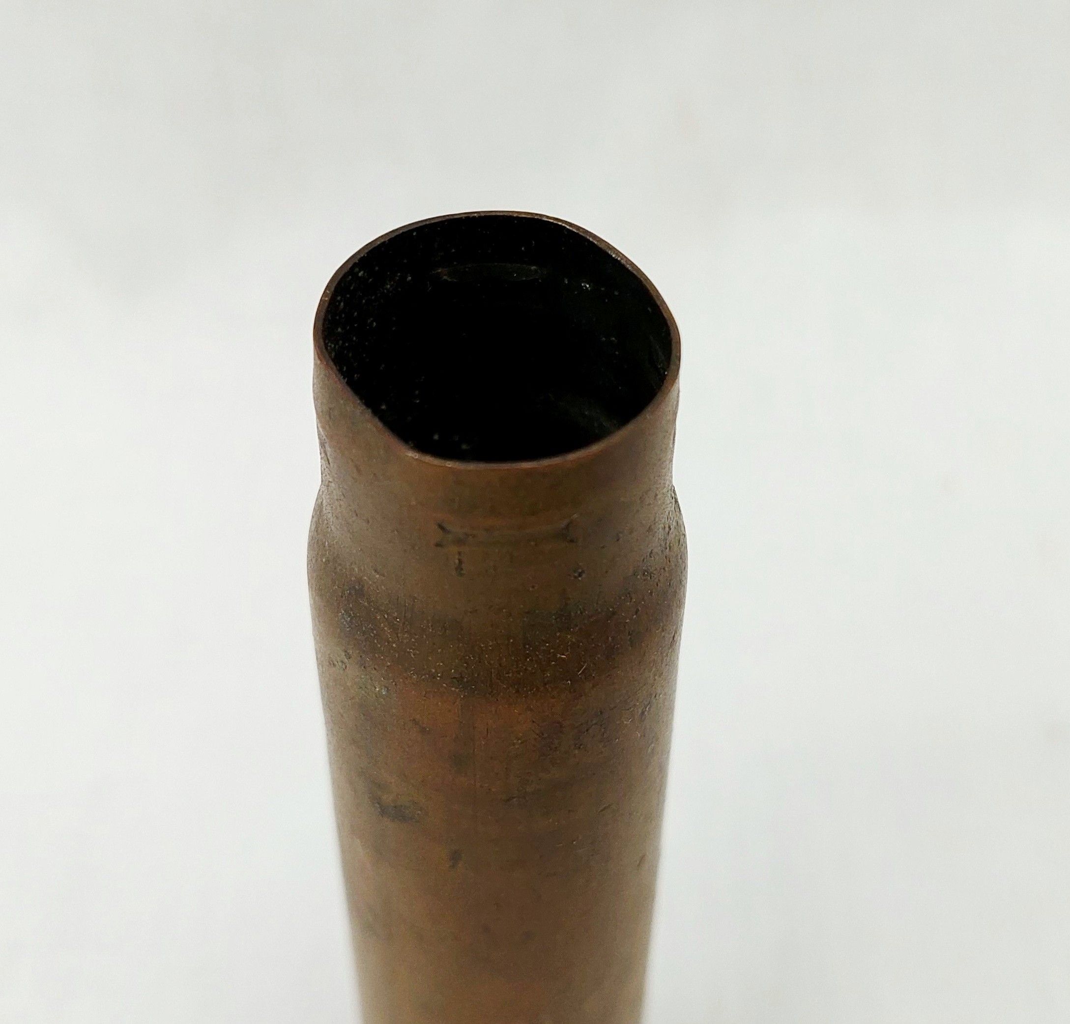 WW2 British 20mm 1941 Cannon Shell Case - Image 4