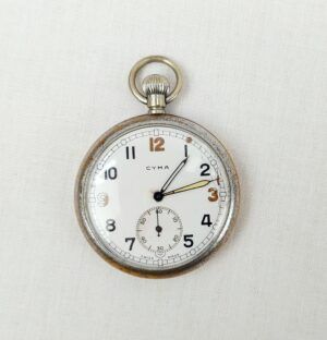 WW2 Cyma GSTP Military Pocket Watch