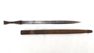 Zimbabwe Shona People Bakatwa Dagger & Copper Bound Sheath