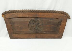 c1780 Royal Navy Admiral Buckle Barge Back